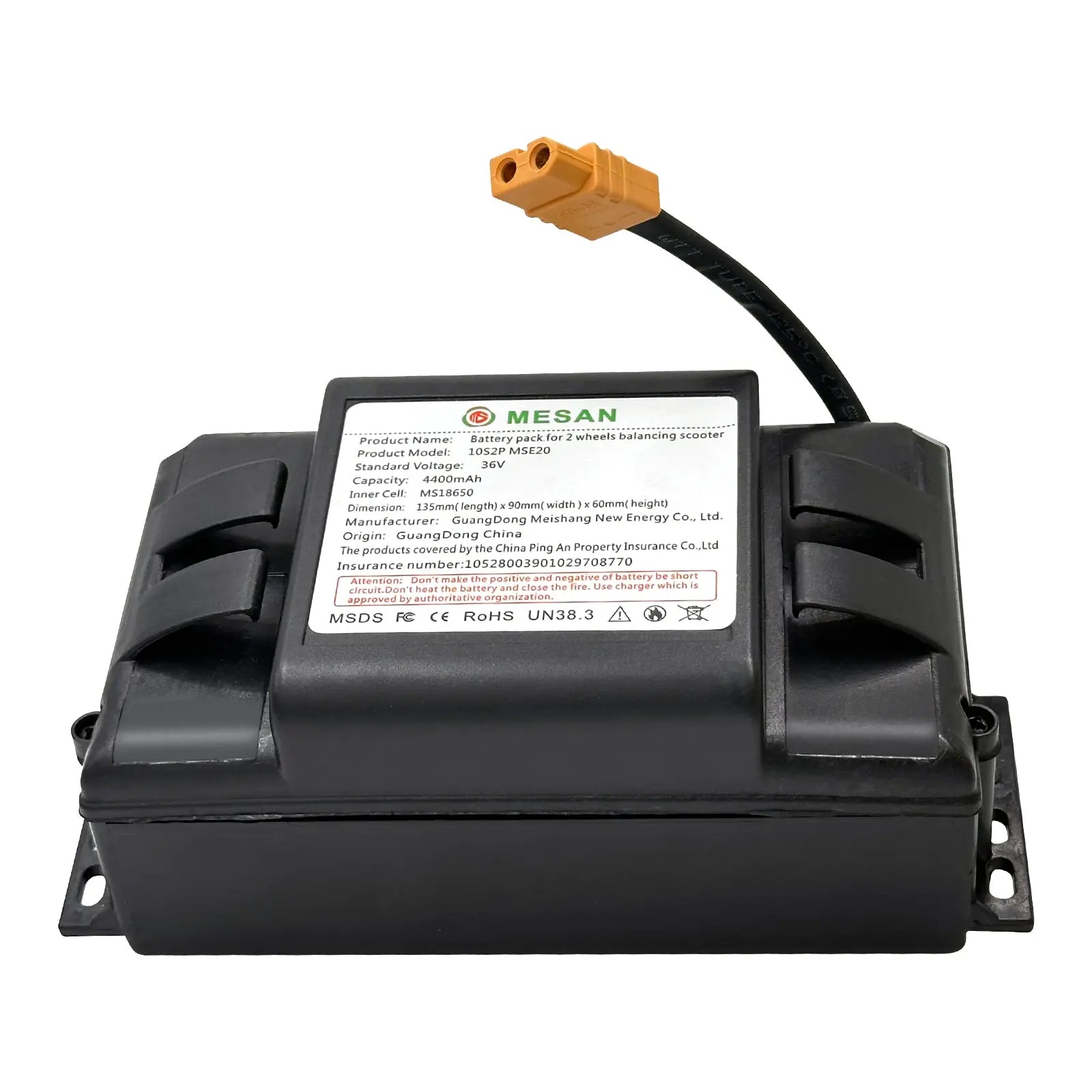 RIDEO Hoverboard XT65 Electric Scooter Lithium Battery Replacement 36v