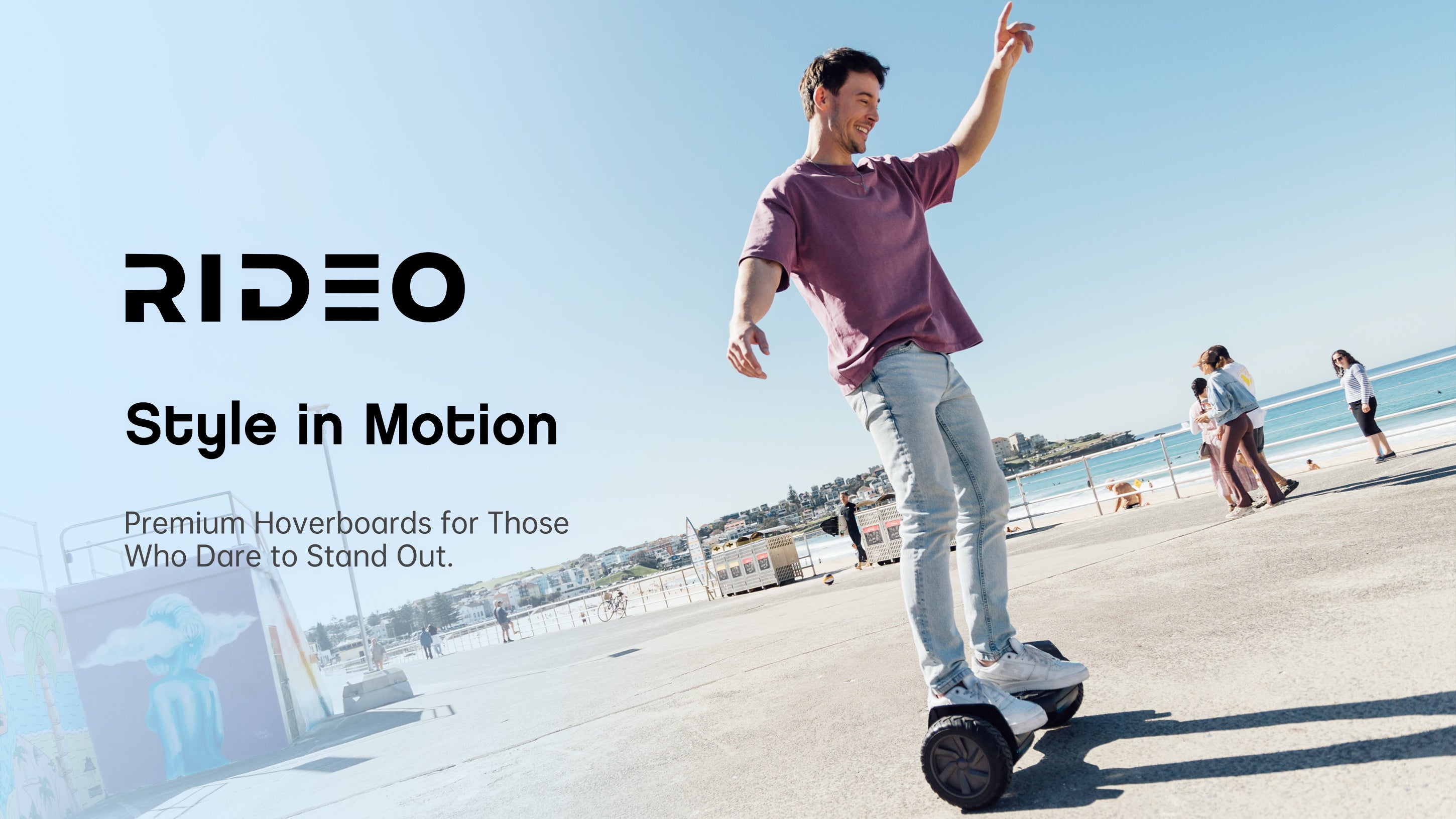 RIDEO V3 Hoverboard All Terrain 8.5 inch Wheel Self Balancing Off Road